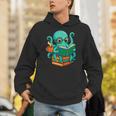 Octopus Reading Book Reading Bookworm Reader Unisex Hoodie