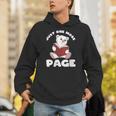 Polar Bear And Books Just One More Page Unisex Hoodie Polar Bear And Books Just One More Page Unisex Hoodie