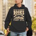 Read Banned Books Drink Coffee Fight Evil Unisex Hoodie