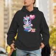 Read Books Be Kind Stay Weird Cute Unicorn Reading Librarian Unisex Hoodie