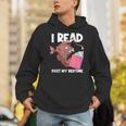 I Read Past My Bed Time Librarian Book Reading Anglerfish Unisex Hoodie I Read Past My Bed Time Librarian Book Reading Anglerfish Unisex Hoodie