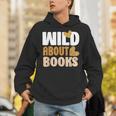 Reading Teacher Book Reader Student Leopard Wild About Books For Men Women Unisex Hoodie