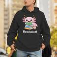 Readsalotl Axolotl Book Reading Unisex Hoodie Readsalotl Axolotl Book Reading Unisex Hoodie