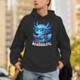 Readsolotl Blue Kawaii Axolotl Book Lover Reading Unisex Hoodie Readsolotl Blue Kawaii Axolotl Book Lover Reading Unisex Hoodie