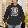 Retired Teacher Gnome Reading A Book Retirement Plan Unisex Hoodie Retired Teacher Gnome Reading A Book Retirement Plan Unisex Hoodie