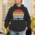 Retro Book Vibes Rainbow For Reading Lovers Vintage Unisex Hoodie Retro Book Vibes Rainbow For Reading Lovers Vintage Unisex Hoodie
