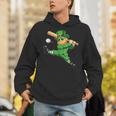 Retro Leprechaun Baseball St Patricks Day Sport Men Boy Kids Unisex Hoodie