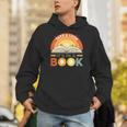 Retro Open Book Rainbow Reading Graphic Unisex Hoodie