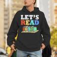 Retro Reading Teacher Book Lover Let's Read Unisex Hoodie