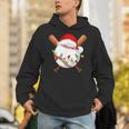 Santa Sports For Men Boys Christmas Baseball Player Unisex Hoodie