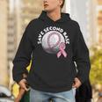 Save 2nd Base Breast Cancer Awareness Pink Ribbon Baseball Unisex Hoodie