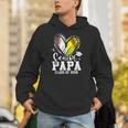 Senior Papa Class Of 2026 Baseball Softball Graduation Heart Unisex Hoodie