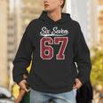 Six Seven Meme Boys Girls Kids 67 Baseball Jersey Unisex Hoodie