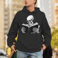 Skeleton Reading Book Bookworm Reader Bookish Halloween Unisex Hoodie