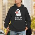 Sorry Im Boooked Reading Ghost Book Meme Unisex Hoodie