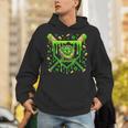 St Patricks Day Baseball Ice Cream Shamrock Baseball Player Unisex Hoodie