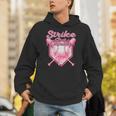 Strike Out Breast Cancer Baseball Drip For Boys Youth Unisex Hoodie Strike Out Breast Cancer Baseball Drip For Boys Youth Unisex Hoodie