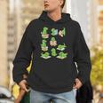 T-Rex Dinosaurs Reading Books Dinosaur Lover Unisex Hoodie