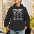 Things I Do In My Spare Time Baseball Lover Unisex Hoodie Things I Do In My Spare Time Baseball Lover Unisex Hoodie