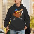 Turkey Baseball Thanksgiving Sports Humor Men Boy Kids Unisex Hoodie