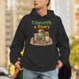 Unearth a Story Summer 2026 Dinosaur Reading Books Dino Unisex Hoodie