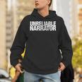 Unreliable Narrator Literary Book Writing Writer Bookish Tee Unisex Hoodie