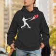 Valentines Day Baseball Batter Silhouette Heart Unisex Hoodie Valentines Day Baseball Batter Silhouette Heart Unisex Hoodie