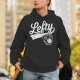 Vintage Baseball Tee Lefty Left Handed Baseball Player Unisex Hoodie