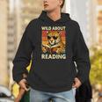 Vintage Cheetah Reading Book Wild About Reading Shirts Boys Unisex Hoodie