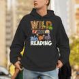 Wild About Reading Book Lover Bookworm Library Day Unisex Hoodie