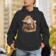 Wise Fox Reading A Book In Glasses Unisex Hoodie Wise Fox Reading A Book In Glasses Unisex Hoodie