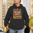 Women's Wild About Reading Zoo Animals For Bookworm Book Reader Unisex Hoodie