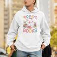 100 Days In The Books Goose Reading 100th Day Of School Unisex Hoodie