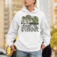 100 Days Of School Baseball Camo Cap Kids Boys 100th Day Unisex Hoodie