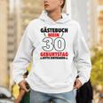 30th Birthday Party Guest List Guest Book 30th Birthday Unisex Hoodie