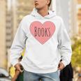 Back To School Heart Love Reading Cute I Love Books Unisex Hoodie