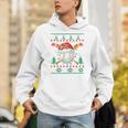 Baseball Christmas Ugly Sweater Santa Sport Men Kids Unisex Hoodie