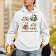 Book Lover Opossum Reading Squad Bookish Feral But Well-Read Unisex Hoodie