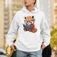 Book Reading Red Panda Reader Animal Cute Red Panda Premium Tri-Blend Unisex Hoodie Book Reading Red Panda Reader Animal Cute Red Panda Premium Tri-Blend Unisex Hoodie
