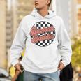 Bookish Baddie Retro Aesthetic Typography Unisex Hoodie