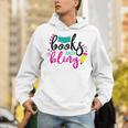 Books And Bling Unisex Hoodie
