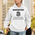 Booktrovert Definition Book Lover Bookworm Bookish Reading Unisex Hoodie