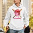 Boys Valentine Day Baseball Helmet Drip Ice-Cream Youth Kids Unisex Hoodie