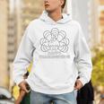 Coloring Book Style Blank Happy Thanksgiving Turkey Unisex Hoodie
