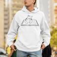 Cute Cat Reading Book Literature Kitty Unisex Hoodie
