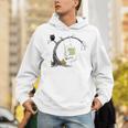 Cute Ghost Costume Reading Book Halloween Unisex Hoodie Cute Ghost Costume Reading Book Halloween Unisex Hoodie