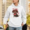 Dachshund Valentines Day Wiener Dog Lover Weenie Heart Raglan Baseball Tee Unisex Hoodie Dachshund Valentines Day Wiener Dog Lover Weenie Heart Raglan Baseball Tee Unisex Hoodie