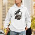 Dark Academia Raven Skull Books Unisex Hoodie