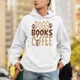 Dogs Books Coffee Lover Unisex Hoodie