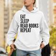 Eat Sleep Read Books Repeat Book Reader Unisex Hoodie